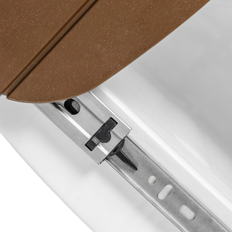 MESA QRUBBER COOLER CAPRI TIPO RATTÁN CARAMELO TERRAZA MQ - 6