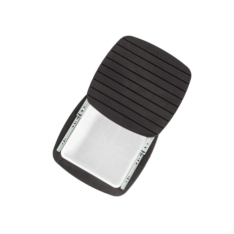 MESA COOLER CAPRI TIPO RATTAN MARRON TERRAZA MQ QRUBBER - 5