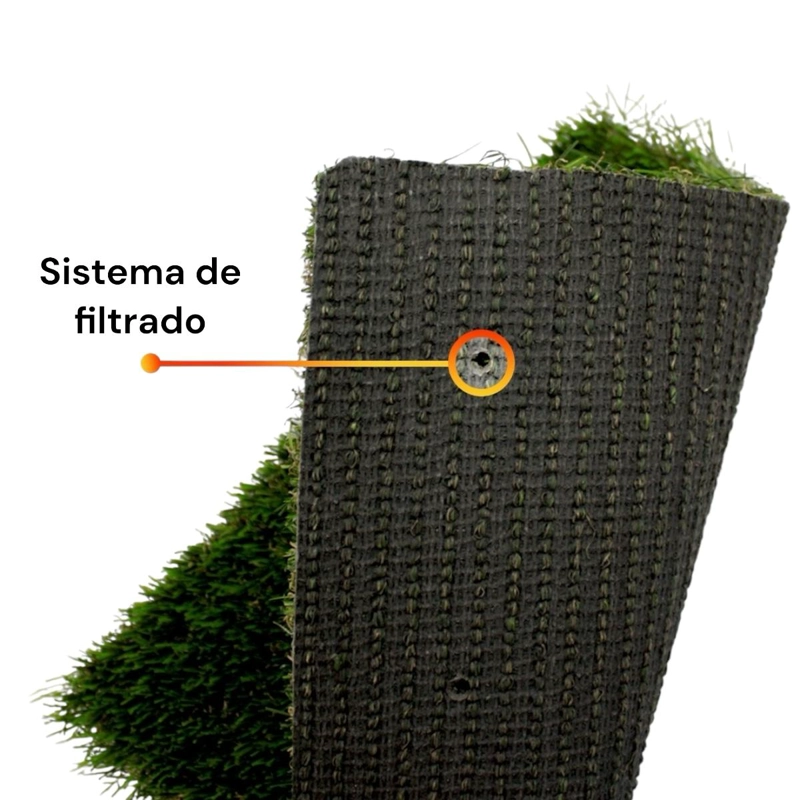 PASTO SINTE TICO PUCON PREMIUM 30MM. 4MTS X 5MTS QRUBBER - 2