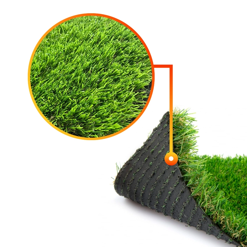 PASTO QRUBBER SINTÉTICO FRUTILLAR PREMIUM 40 MM 2 MTS X 20MTS - 3