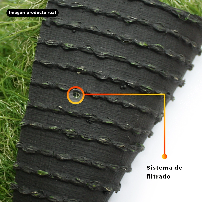 PASTO QRUBBER SINTÉTICO HUILO HUILO 35 MM 2 MTS X 10MTS - 2