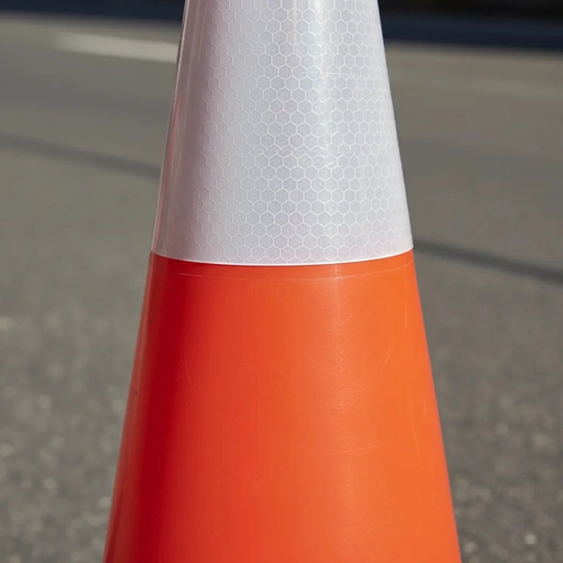 CONO QRUBBER SEÑALIZACIÓN NARANJO PE 100 CM. 1 CINTA - 2