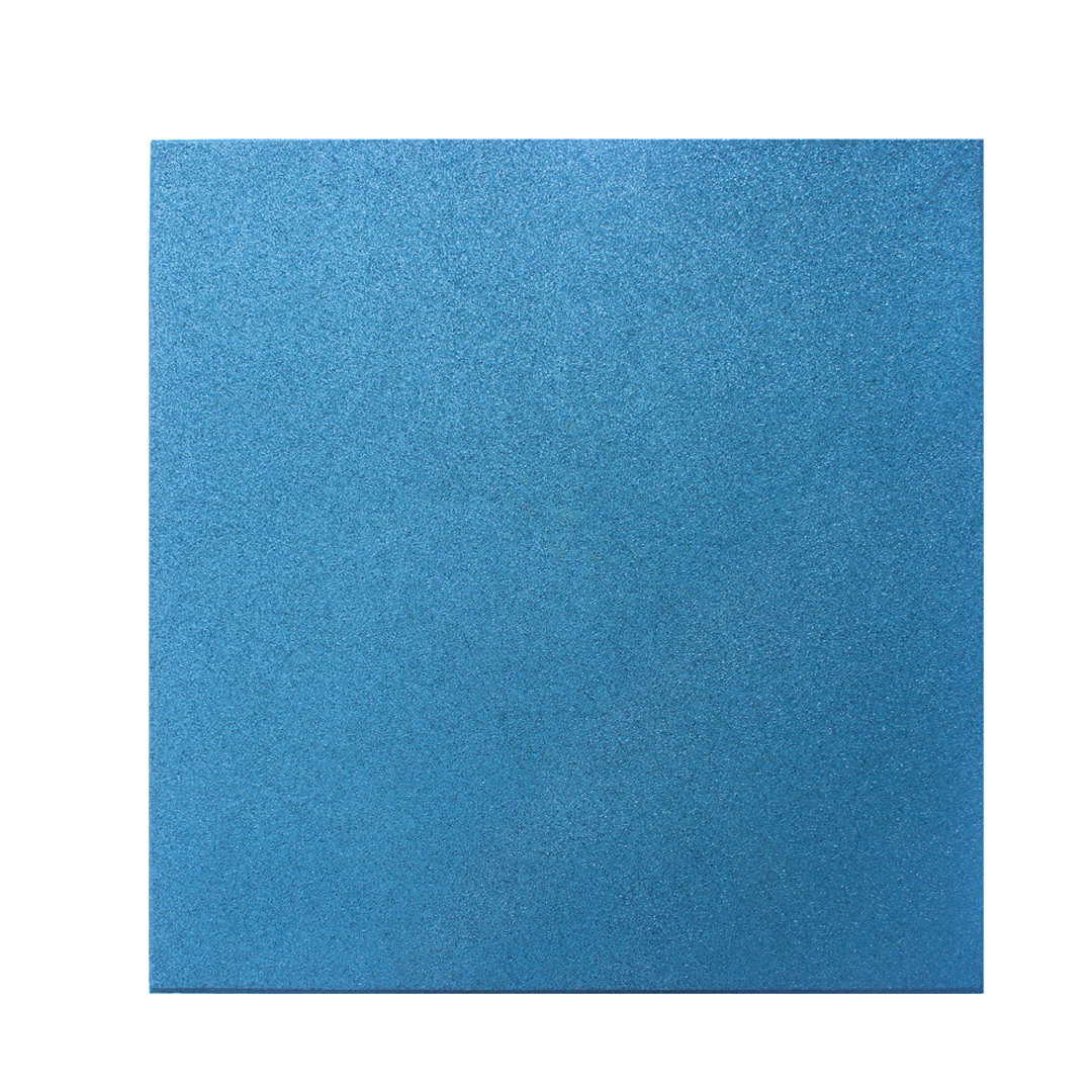 PASTELÓN QRUBBER CAUCHO 50 CM X 50 CM X 25 MM AZUL 5.6 KG - 3