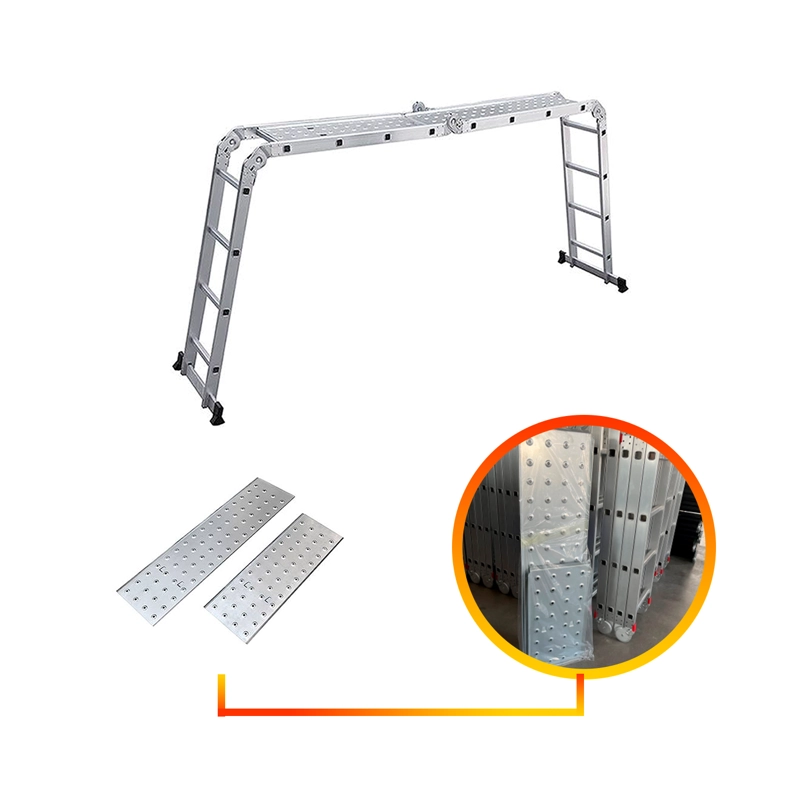 PLATAFORMA PARA ESCALERA ALUMINIO MULTIUSO 4,6 MT QRUBBER - 2