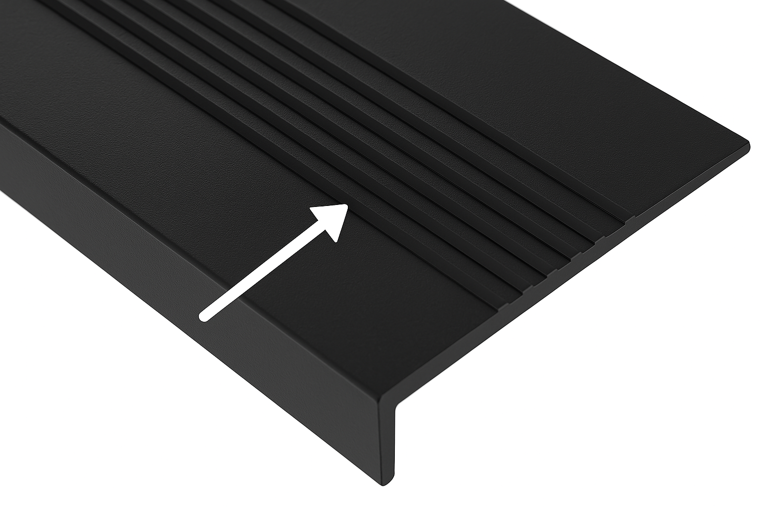 GRADA QRUBBER GOMA ESTRIADA 121 CM X 2 CM X 5 MM NEGRO 3 - 3