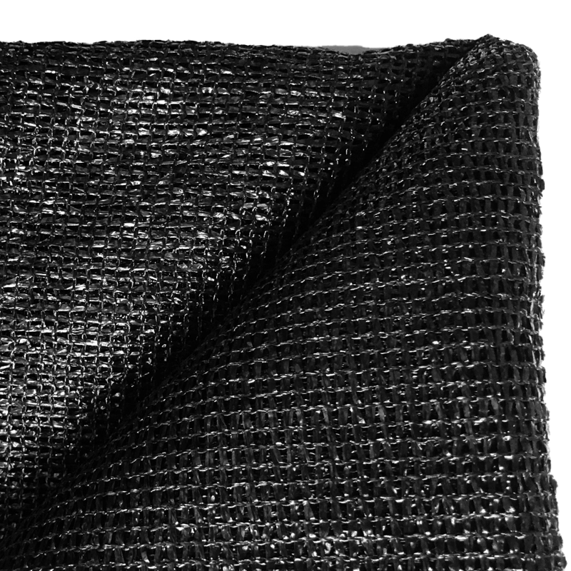 MALLA RASCHEL QRUBBER 2.1 X 100 M NEGRA SOMBRA - 3