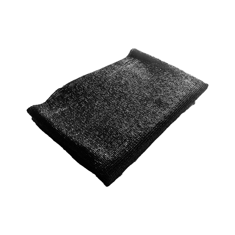 MALLA RASCHEL QRUBBER 4.2 X 100 M NEGRA SOMBRA - 2