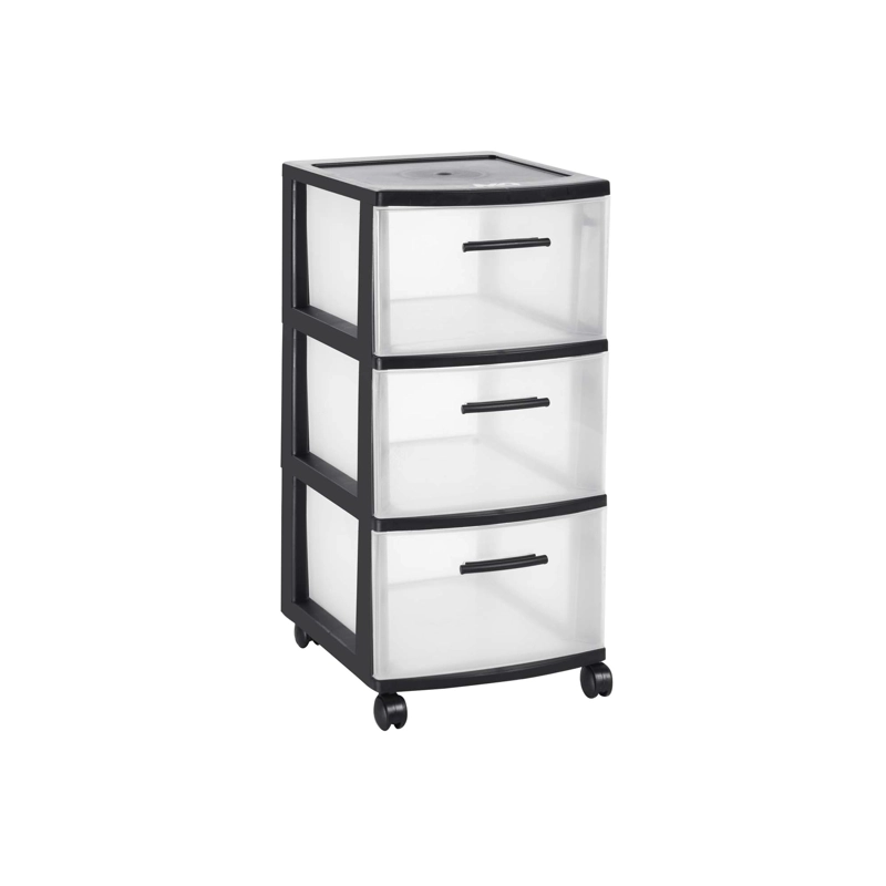 CAJONERO QRUBBER 3 NIVELES ECLYPSE MQ NEGRO - 1