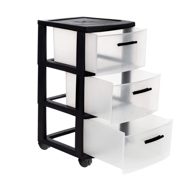 CAJONERO QRUBBER 3 NIVELES ECLYPSE MQ NEGRO - 2