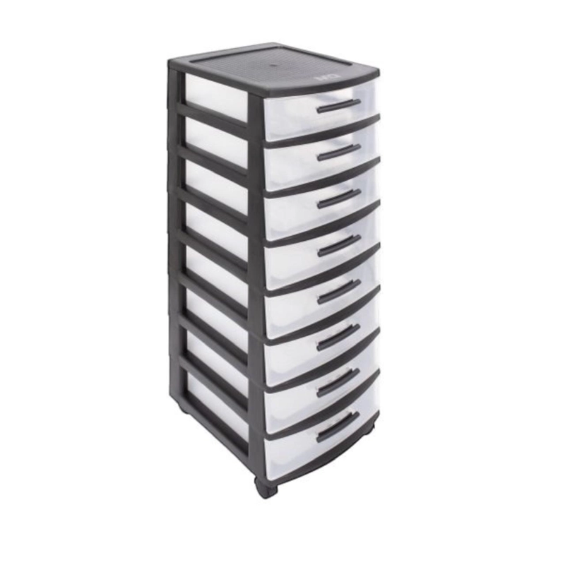 CAJONERO 8 NIVELES ECLYPSE NEGRO MQ QRUBBER - 1