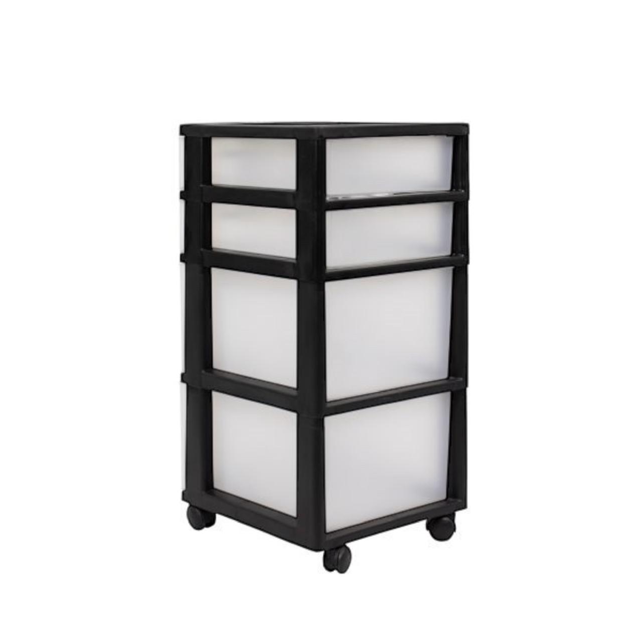 CAJONERO QRUBBER 4 NIVELES ECLYPSE MQ NEGRO - 8