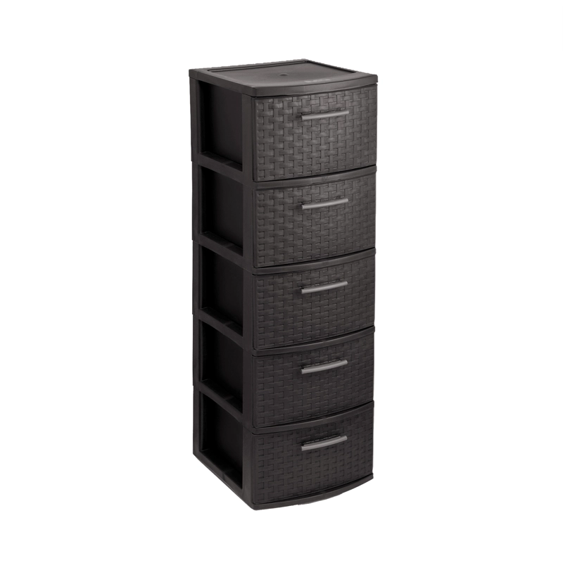 CAJONERO QRUBBER 5 NIVELES INFINITY RATTÁN MARRÓN MQ - 1