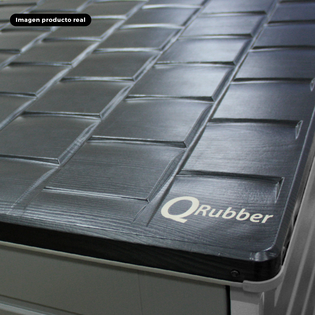 BODEGA QRUBBER JARDÍN TIPO BAÚL 1170 LITROS NEGRO - 5