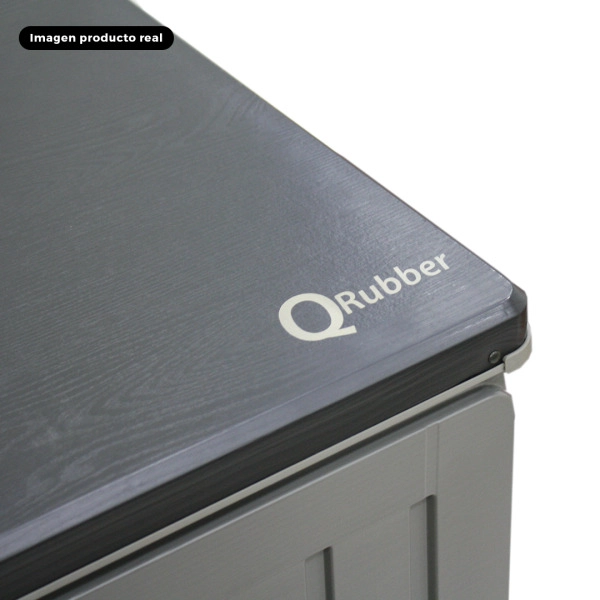 BODEGA QRUBBER JARDÍN TIPO BAÚL 270 LITROS NEGRO - 9
