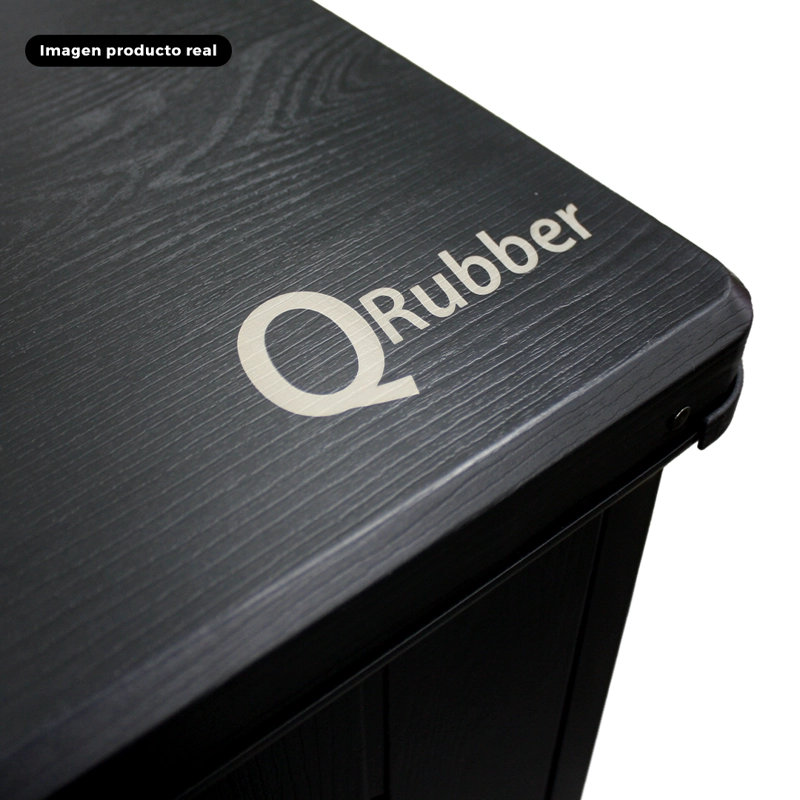 BODEGA QRUBBER JARDÍN TIPO BAÚL 755 LITROS NEGRO - 8