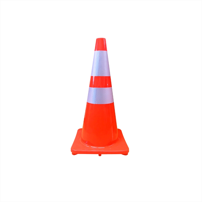 CONO QRUBBER VIAL 70 CM 2 CINTAS BASE NORMAL PESO LIGERO