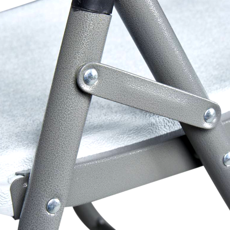 SILLA PLEGABLE QRUBBER BLANCO DISEÑO LISO 47X50X84CM - 3