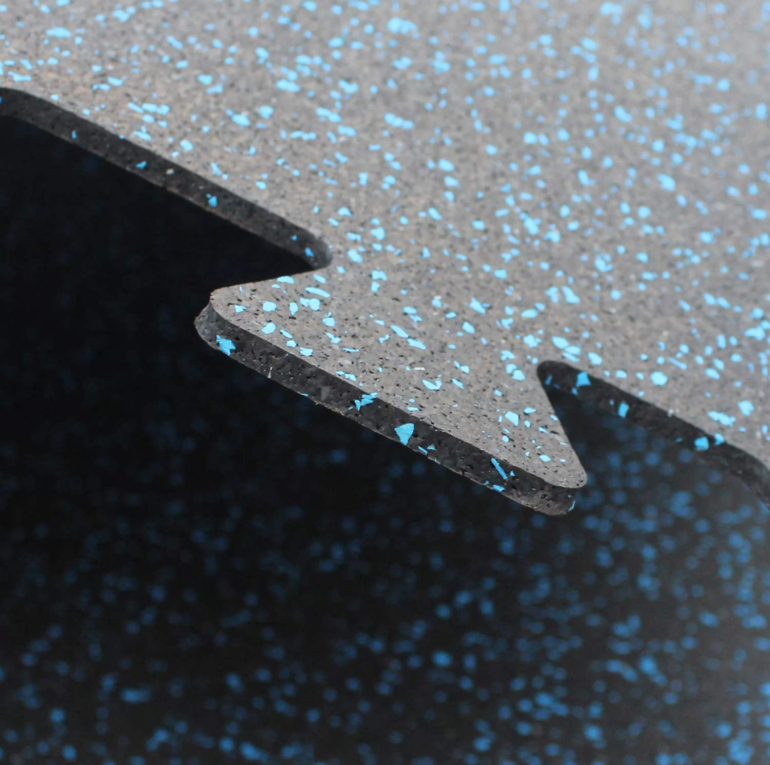 PLANCHA QRUBBER EPDM 5 MM MIX AZUL PUZZLE GYM 1 X 1 MT - 3