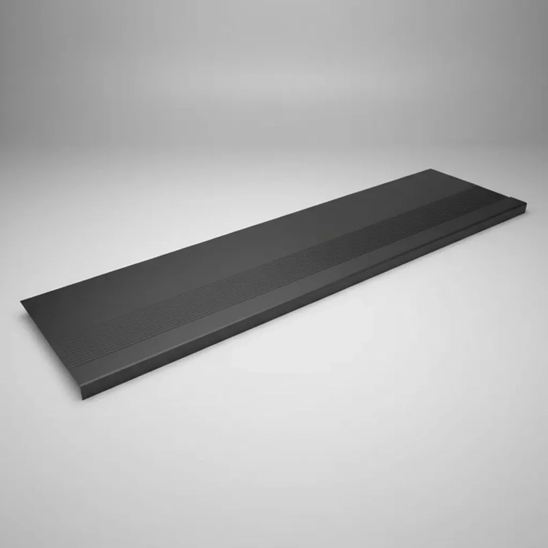 GRADA QRUBBER PVC ESTRIADA NEGRO 3 MM X 120 CM X 30 CM 1.6 KG - 3