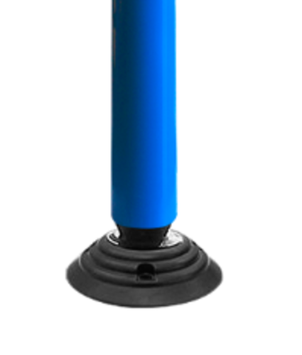 HITO QRUBBER VIALIDAD PVC 83 CM ABATIBLE 2 CINTAS AZUL - 2