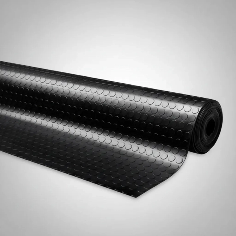 PISO QRUBBER ROLLO GOMA ESTOPEROL 3 MM X 1.4 X 20 MT NEGRO - 2
