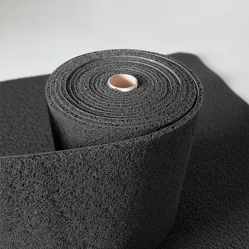 PISO QRUBBER ROLLO PVC LIMPIAPIÉS 13 MMX1.20M X 2M CAFÉ - 2