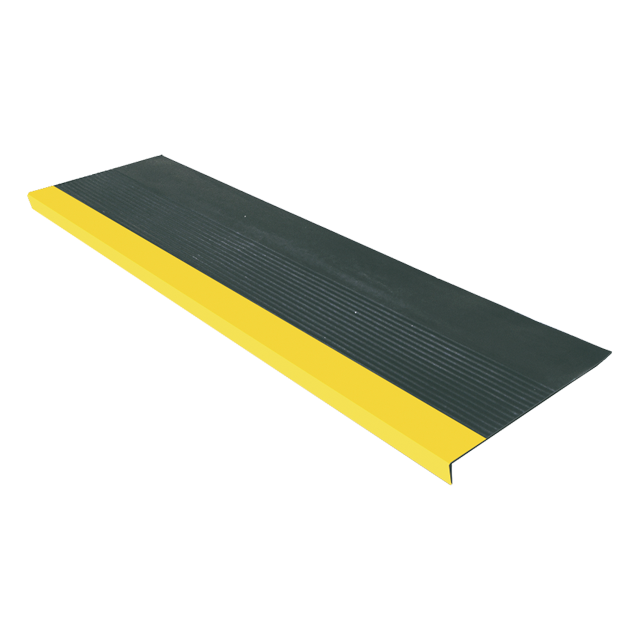 GRADA QRUBBER ESTRIADA 121 CM *2 CM *4 MM NEGRO/AMARILLO 3 - 1