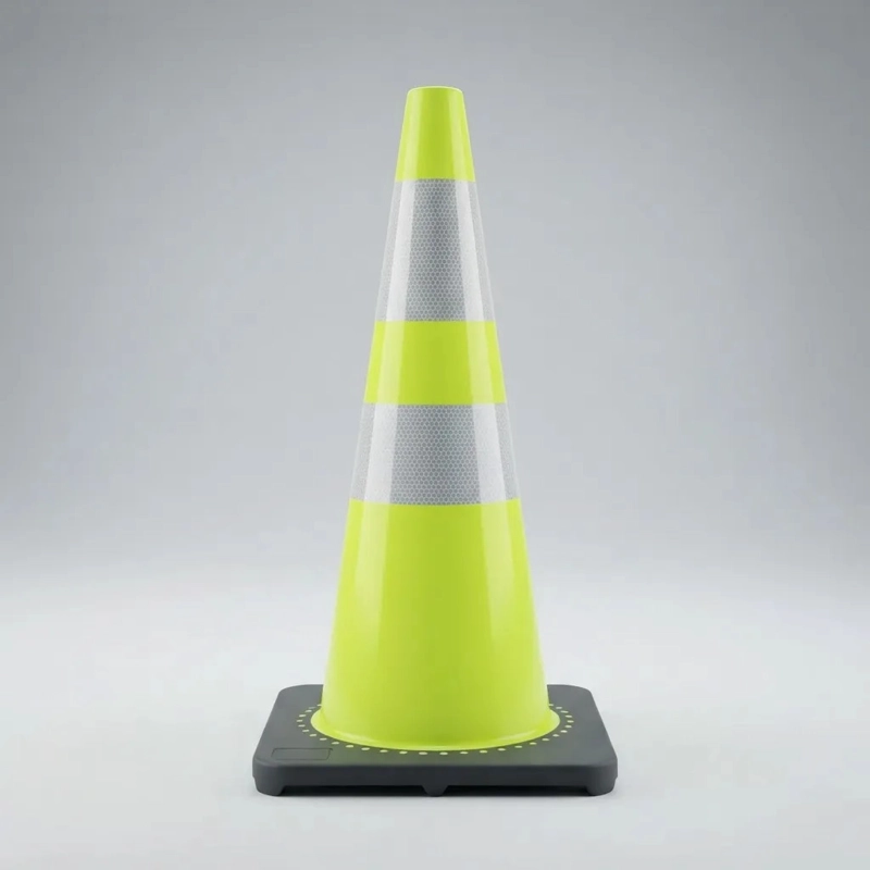 CONO QRUBBER VIAL FLÚOR 70 CM - 4
