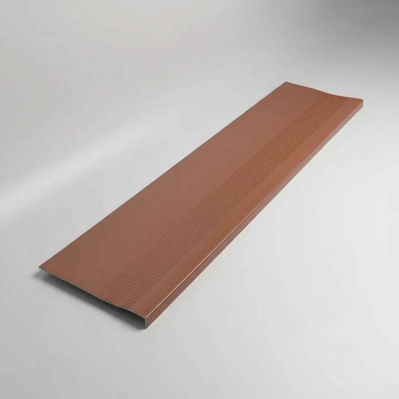 GRADA QRUBBER PVC ESTRIADA CAFÉ 3 MM X 120 CM X 30 CM 1.6 KG - 5