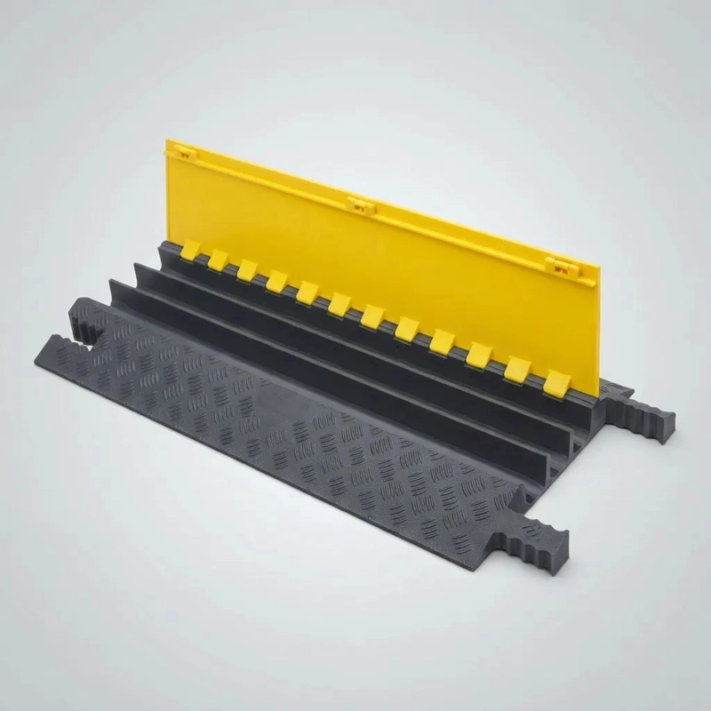 PROTECTOR DE CABLES QRUBBER 3 CANALES - 3