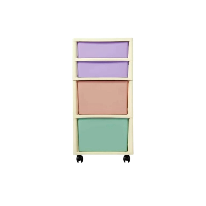 CAJONERO 4 NIVELES CANDY MULTICOLOR TIPO RATTAN MQ QRUBBER - 5