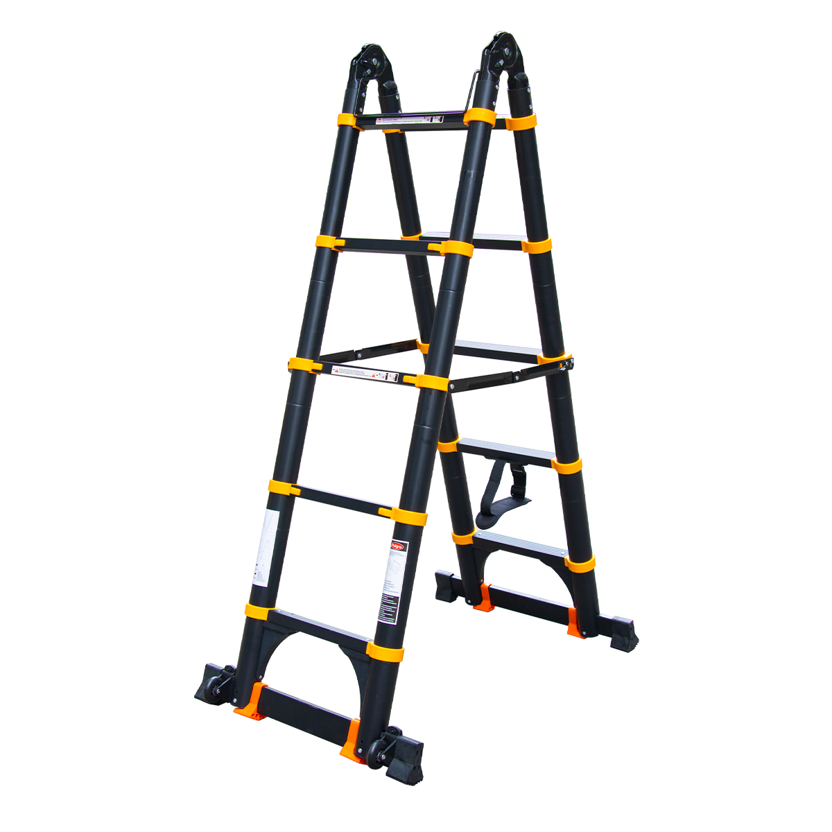 ESCALERA QRUBBER ALUMINIO TELESCÓPICA MULTIUSO RETRÁCTIL 3,2 - 2
