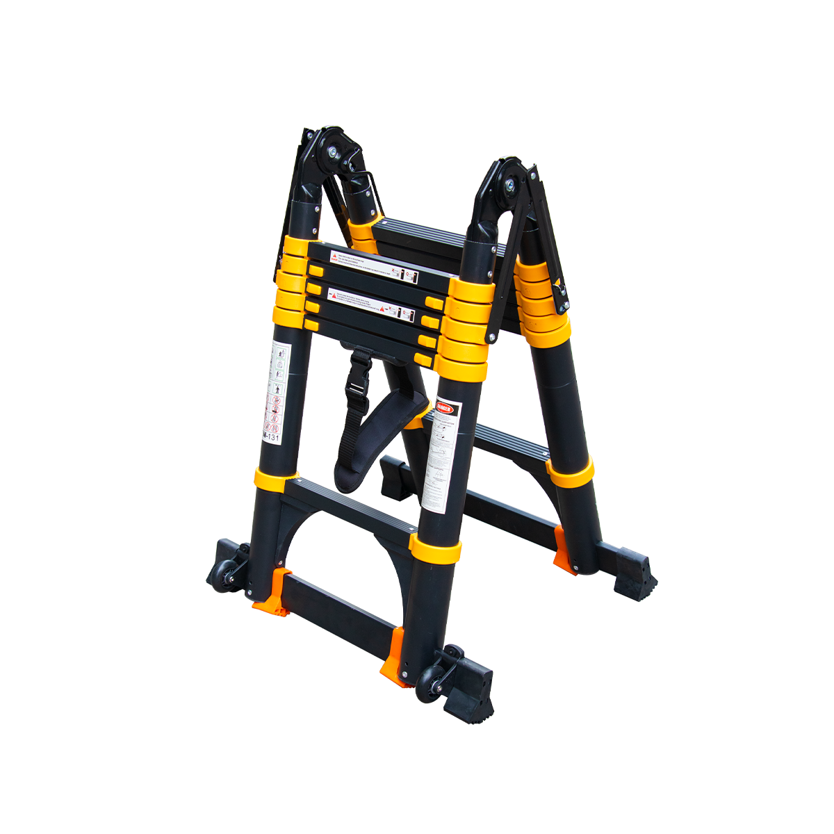 ESCALERA QRUBBER ALUMINIO TELESCÓPICA MULTIUSO RETRÁCTIL 3,8 - 1