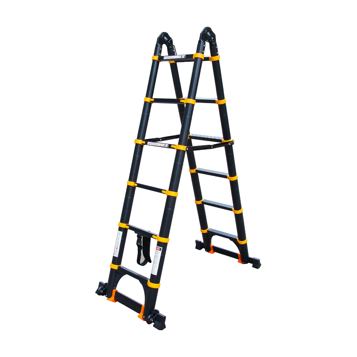 ESCALERA QRUBBER ALUMINIO TELESCÓPICA MULTIUSO RETRÁCTIL 3,8 - 2