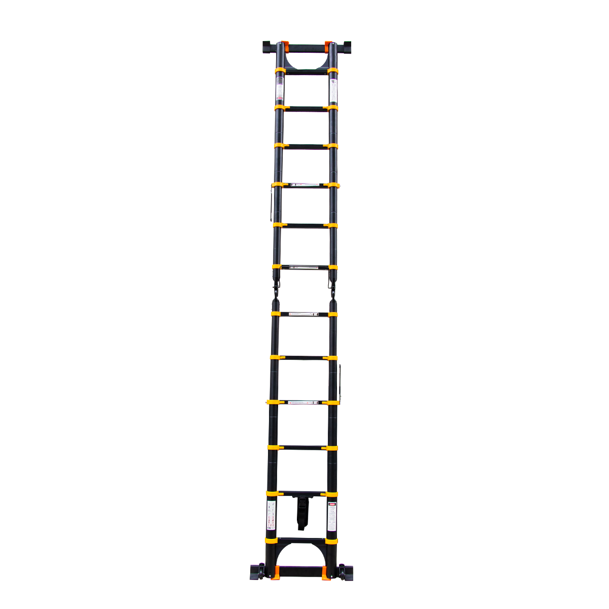 ESCALERA QRUBBER ALUMINIO TELESCÓPICA MULTIUSO RETRÁCTIL 3,8 - 3