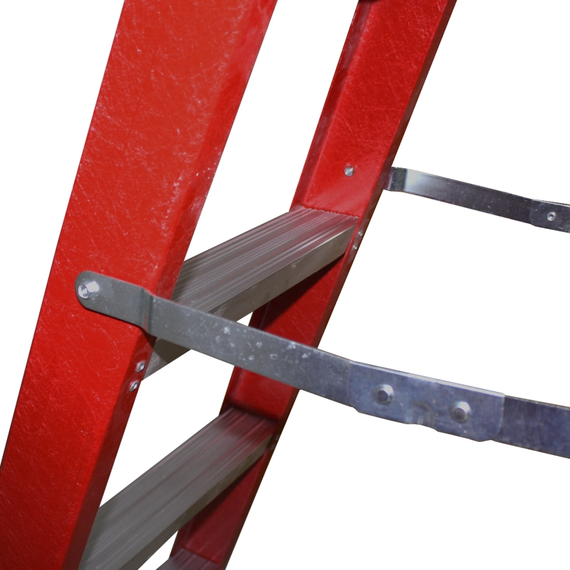 ESCALERA QRUBBER TIJERA FIBRA DE VIDRIO 6 PELDAÑOS - 5