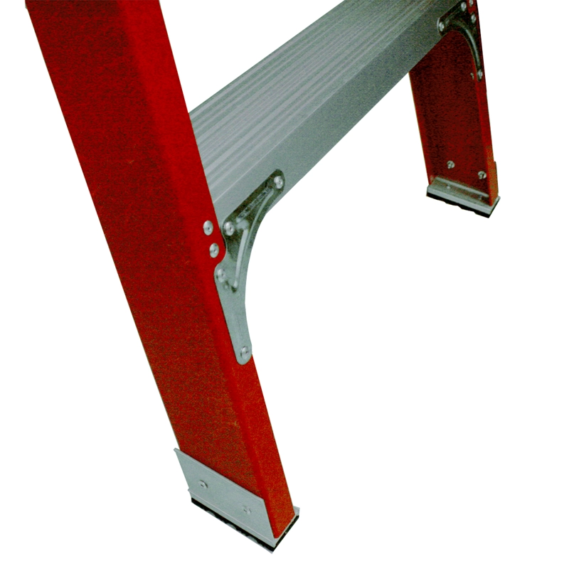 ESCALERA QRUBBER TIJERA FIBRA DE VIDRIO 8 PELDAÑOS - 4