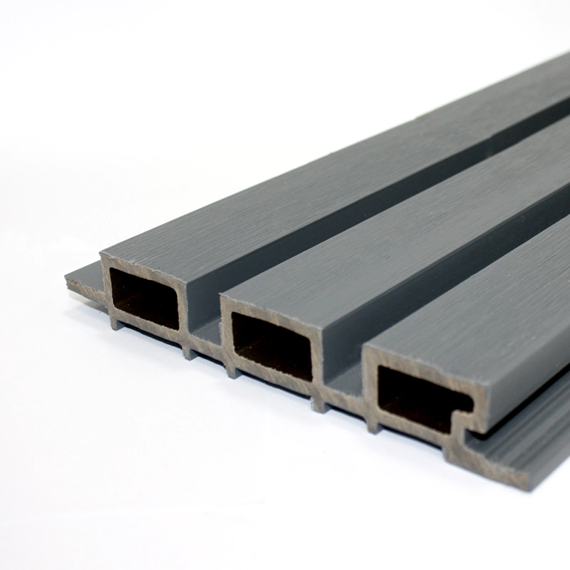 REVESTIMIENTO PARED QRUBBER WALL PANEL TABLA WPC 16.9 CM GRIS CLARO - 1