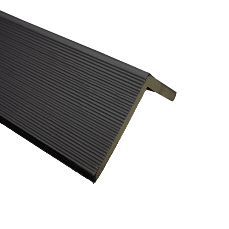 PERFIL PARA WALL PANEL QRUBBER WPC GRIS OSCURO 5.5 CM