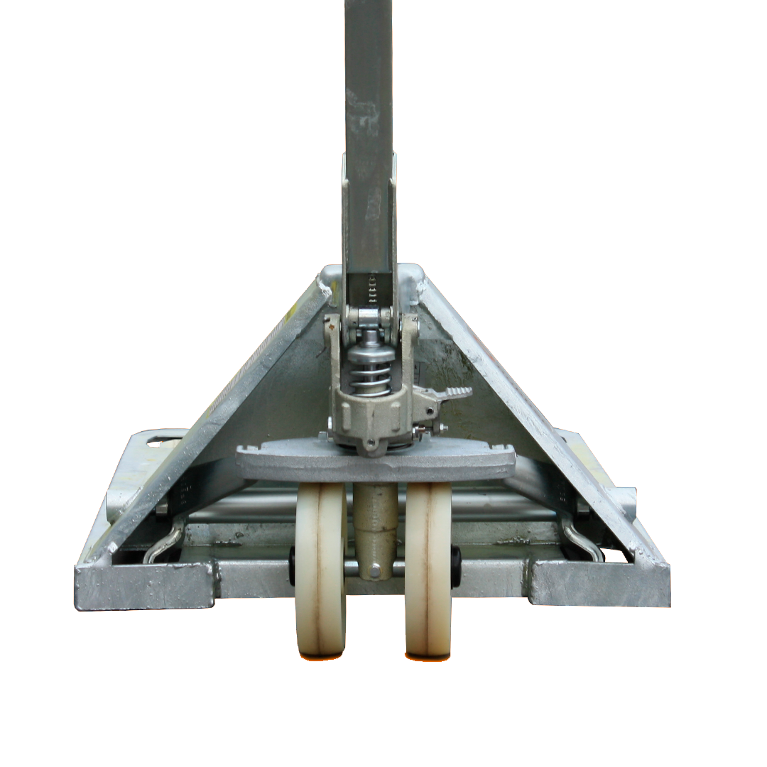 TRANSPALETA GALVANIZADA MANUAL 2.5 TONELADAS QRUBBER - 2