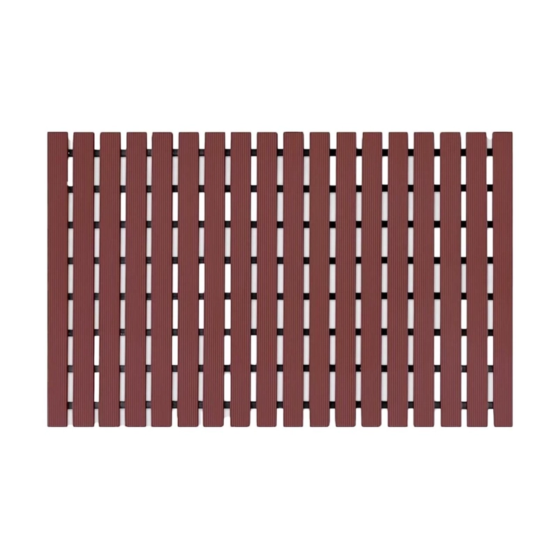 MAT QRUBBER PISO PVC SPA Y ZONAS HÚMEDAS 91 CM X 13 MTS CAFÉ - 3