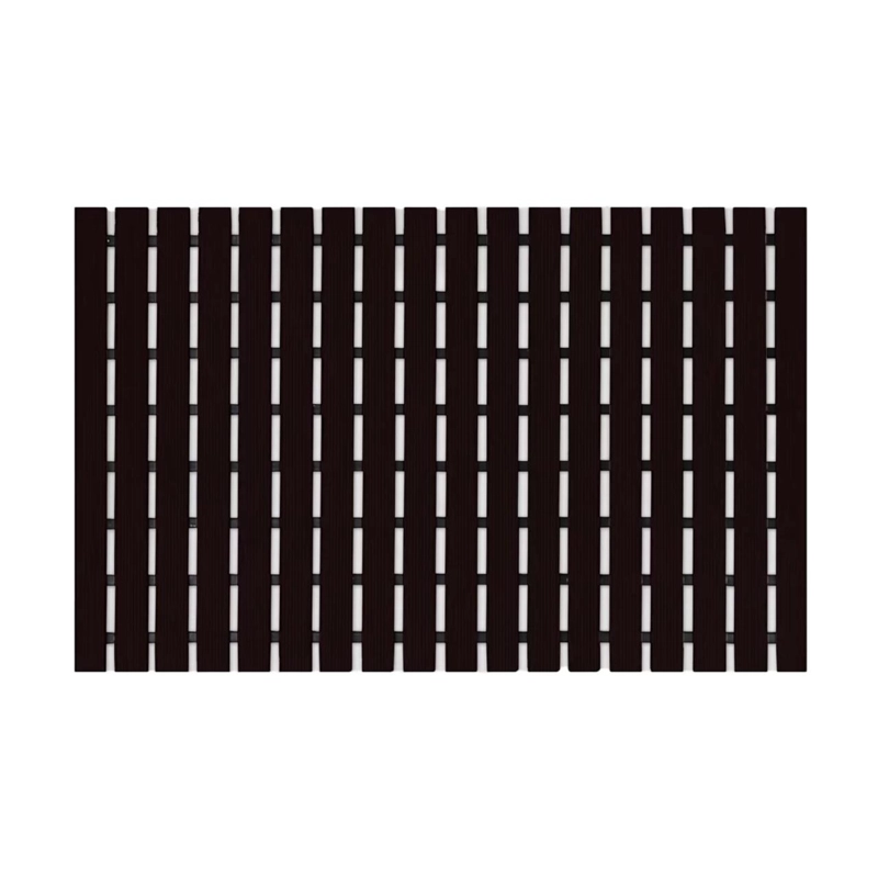 MAT QRUBBER PISO PVC SPA Y ZONAS HÚMEDAS 61CM X 13 MTS NEGRO - 3