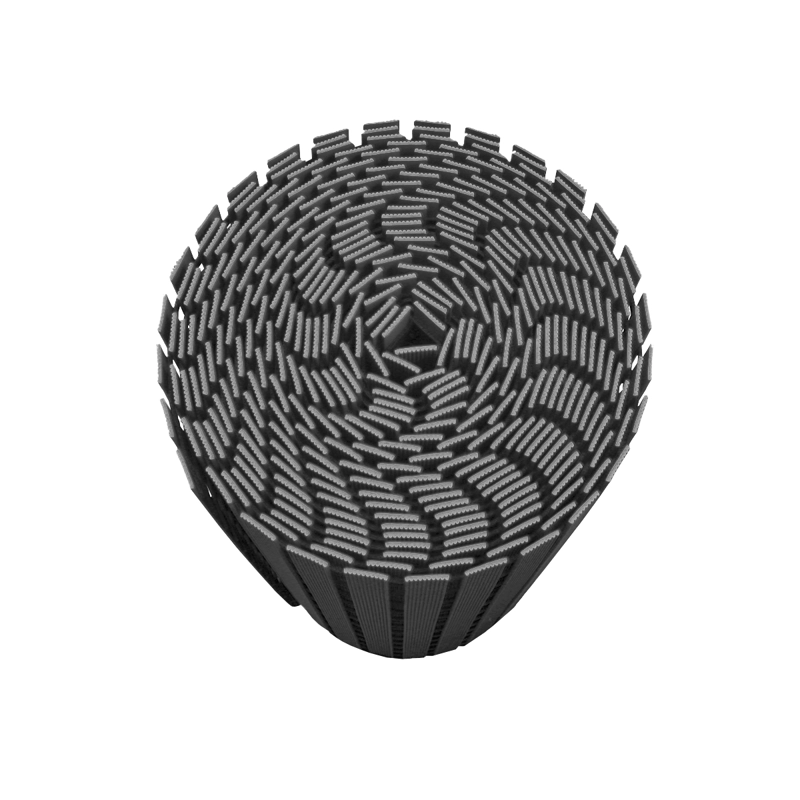 MAT QRUBBER PISO PVC SPA Y ZONAS HÚMEDAS 61 CM X 13 MTS GRIS - 2