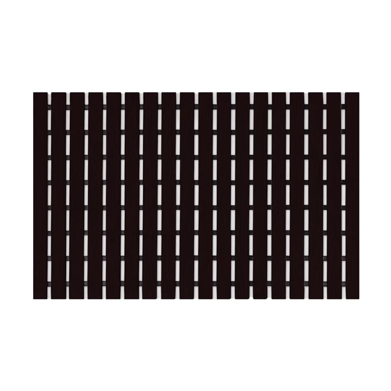 MAT QRUBBER PISO PVC SPA Y ZONAS HÚMEDAS 91CM X 13 MTS NEGRO - 3