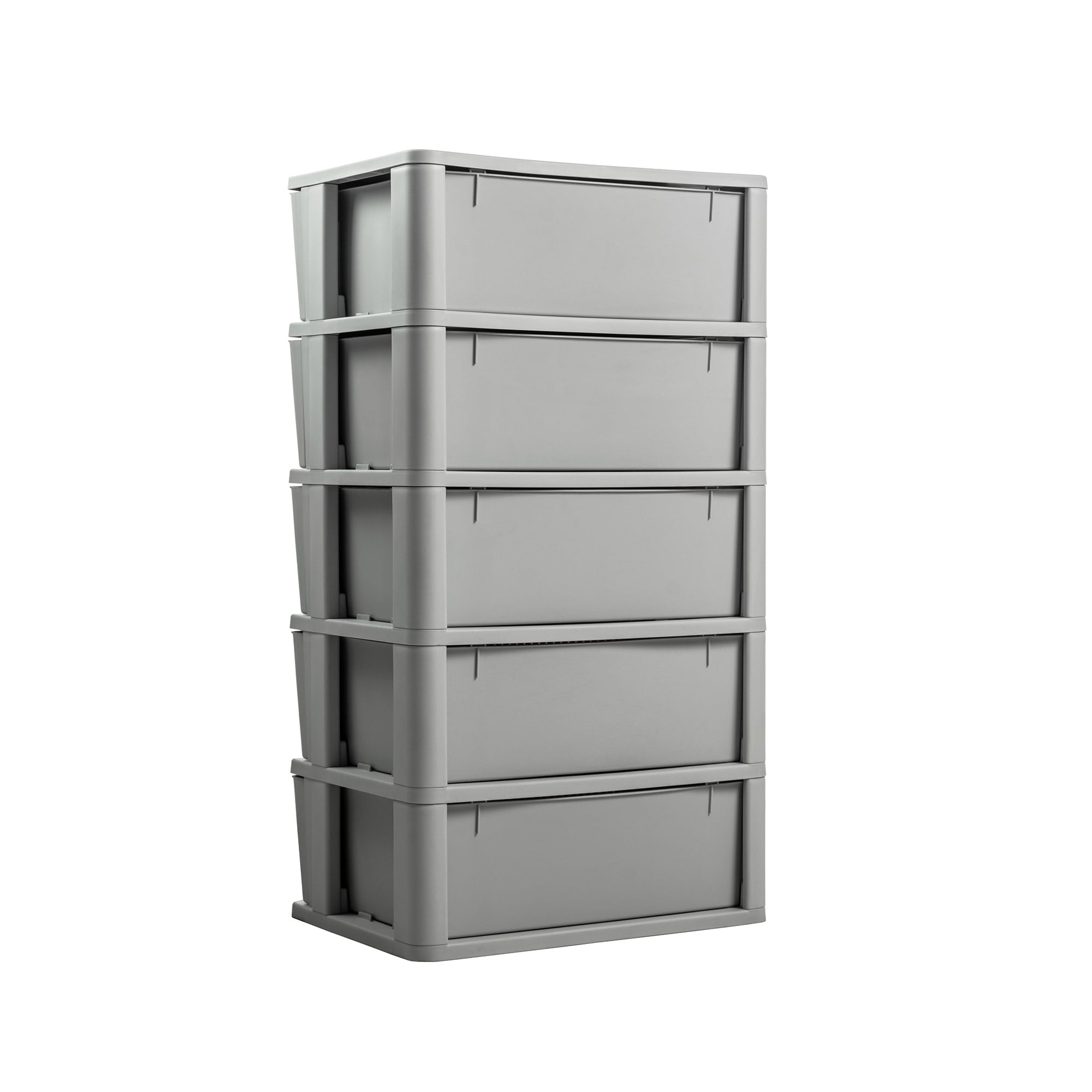CÓMODA QRUBBER CAJONERA CROCHET 5 NIVELES MQ GRIS - 8