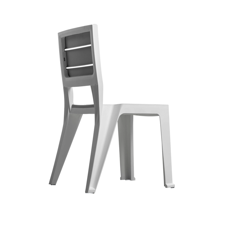 SILLA QRUBBER PLATEADO EXTERIOR/INTERIOR MADEIRA MQ - 8