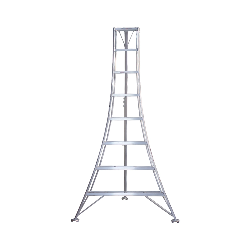 ESCALERA QRUBBER COSECHERA ALUMINIO 2.4MT 8 PELDAÑOS - 1