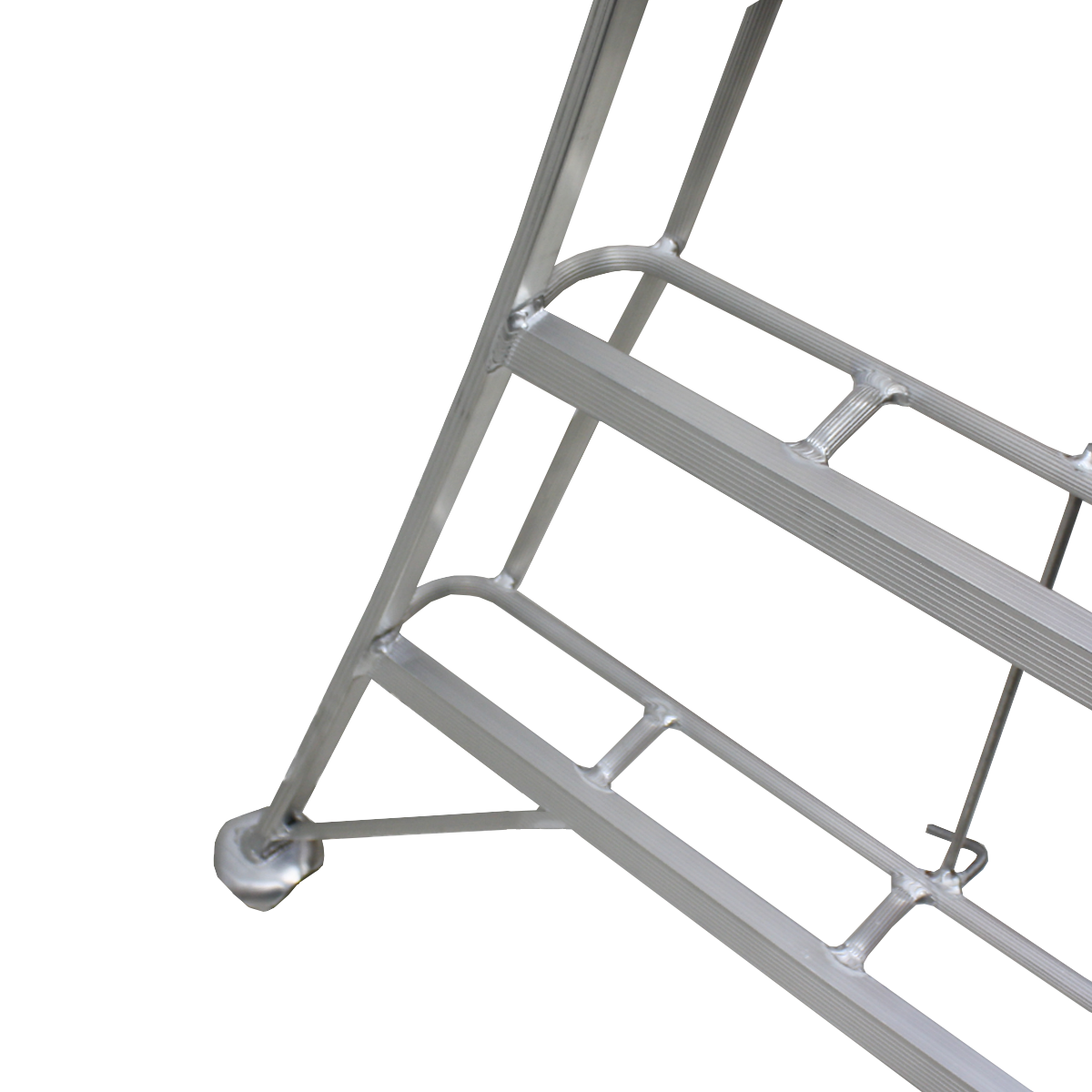 ESCALERA QRUBBER COSECHERA ALUMINIO 2.4MT 8 PELDAÑOS - 2