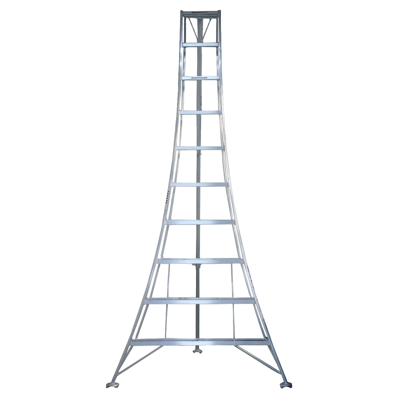 ESCALERA QRUBBER COSECHERA ALUMINIO 3MTS 10 PELDAÑOS - 1