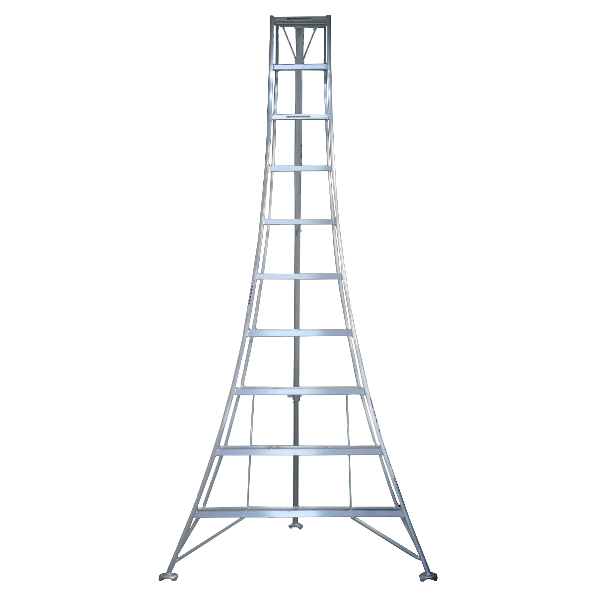 ESCALERA QRUBBER COSECHERA ALUMINIO 3MTS 10 PELDAÑOS - 1